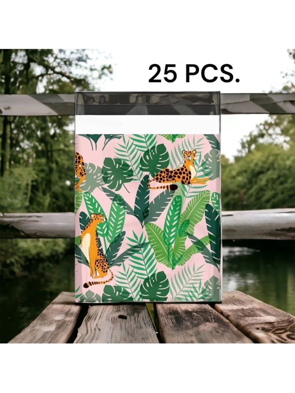 25 10X13 Poly Mailers, Cheetahs, Shipping Envelopes PRICE IS FIRM - Picture 6 of 9